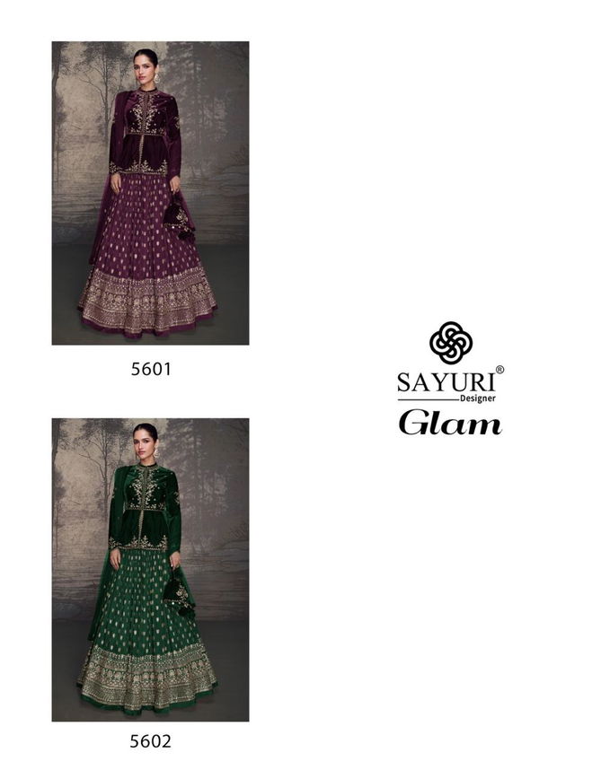 Glam By Sayuri Designer Indo Western Lehenga Suppliers In India